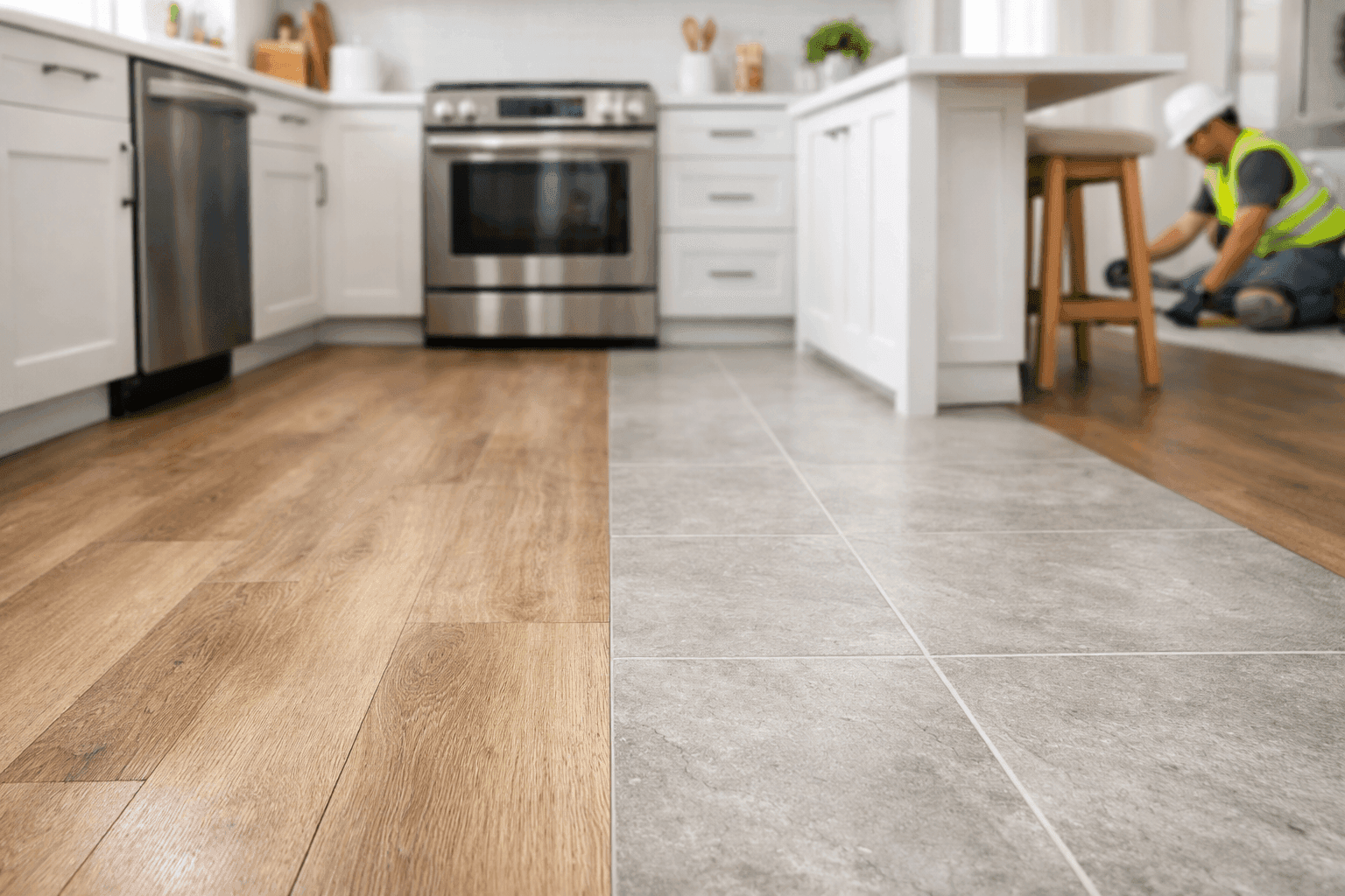 Flooring Options for High-Moisture Areas (Kitchens & Baths)