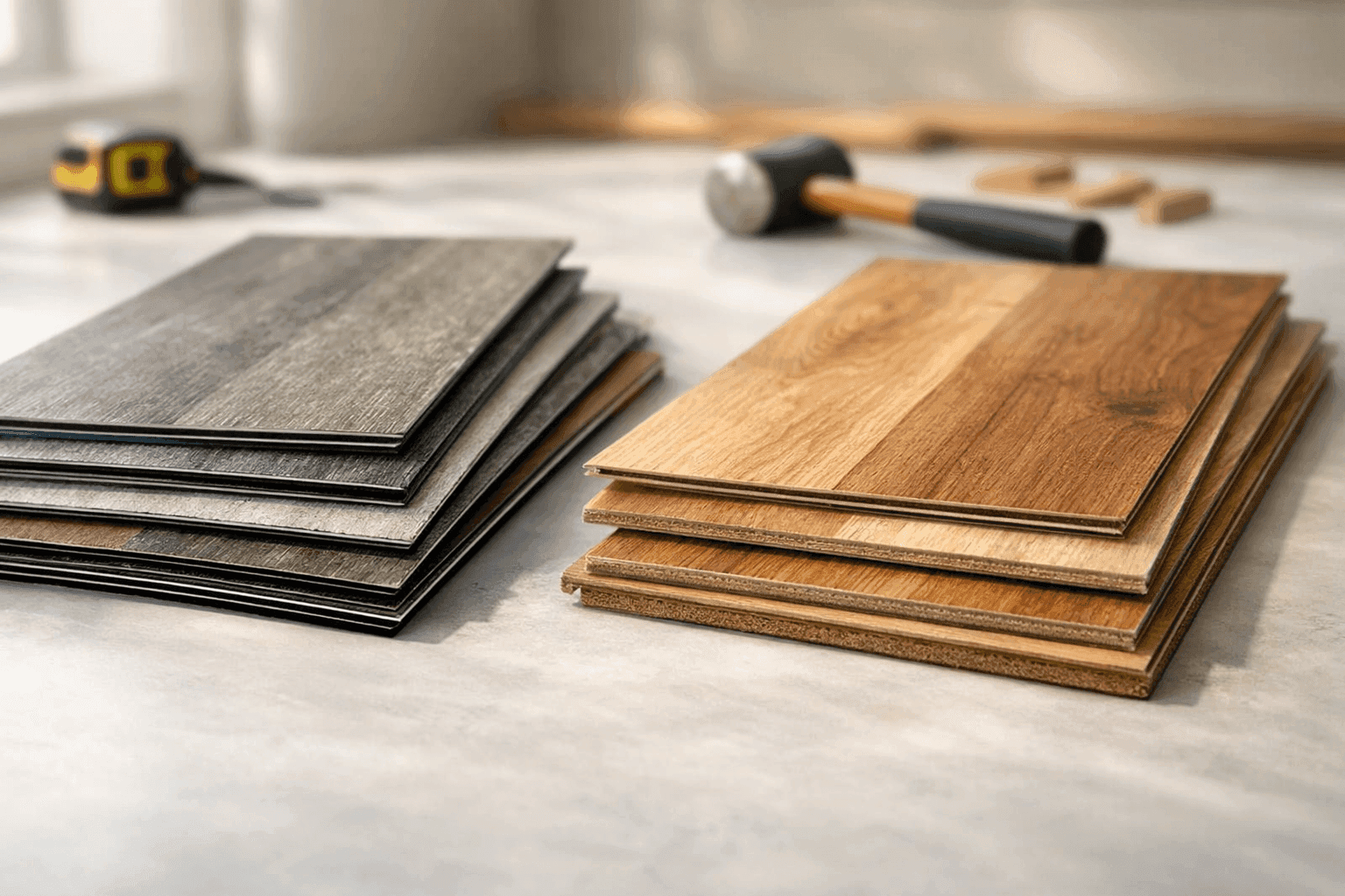 Vinyl Flooring vs. Laminate: Pros, Cons, and Best Uses