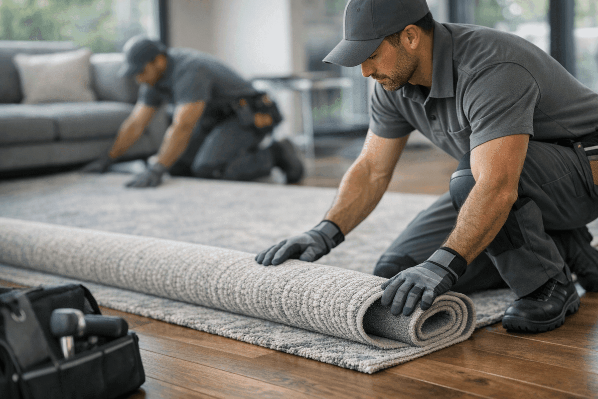 Area Rug Installation service by JC Carpet & Flooring