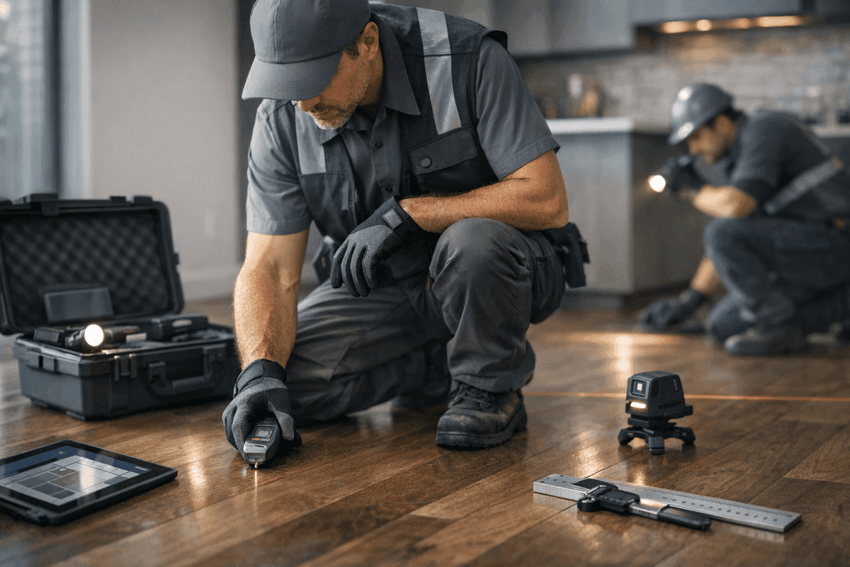 Floor Inspections service by JC Carpet & Flooring