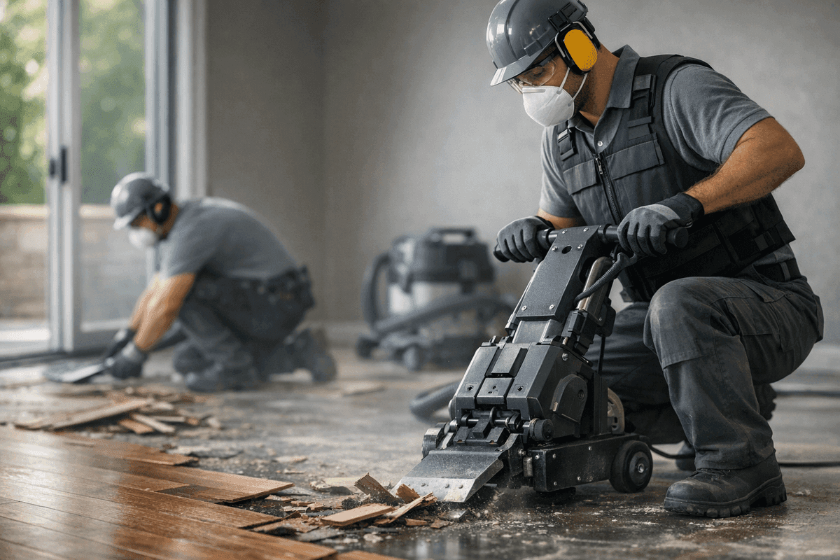 Flooring Removal service by JC Carpet & Flooring