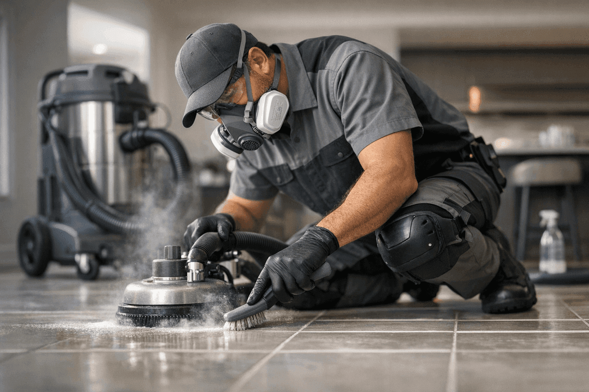 Grout Cleaning and Sealing service by JC Carpet & Flooring