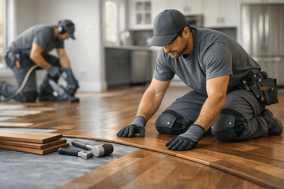 Hardwood Flooring service by JC Carpet & Flooring