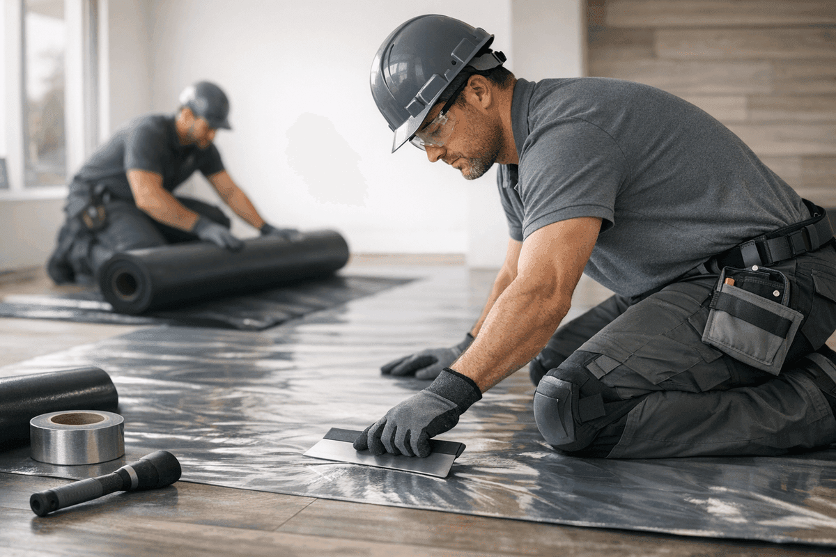 Moisture Barrier Installation service by JC Carpet & Flooring