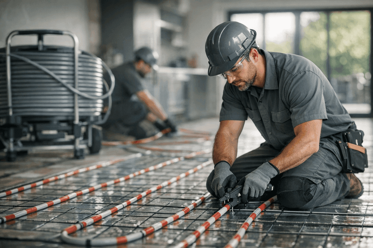 Radiant Floor Heating service by JC Carpet & Flooring