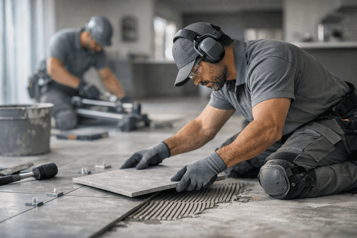 Tile Flooring service by JC Carpet & Flooring