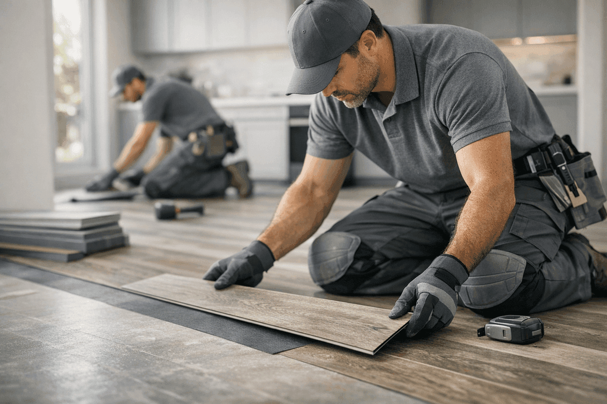 Vinyl Flooring service by JC Carpet & Flooring